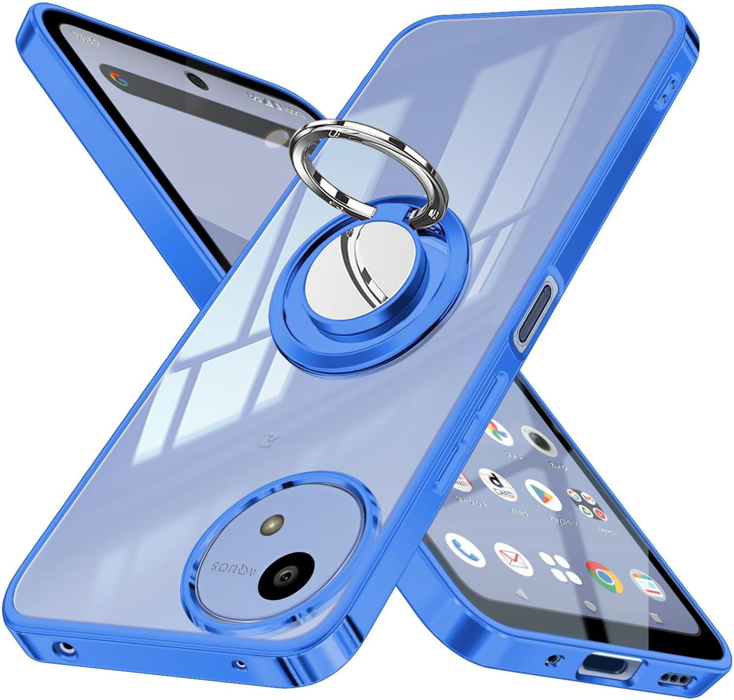 Rakuten - AQUOS wish5 ケース クリア SH-52F 透明 リング カバー スマホケース 薄型 tpu 耐衝撃 ストラップホール スリム ソフト 赤 メッキ加工 アクオス wish5 ケース AQUOS wish5 ケース クリア SH-52F 透明 リング カバー スマホケース 薄型 tpu 耐衝撃 ストラップホール スリム