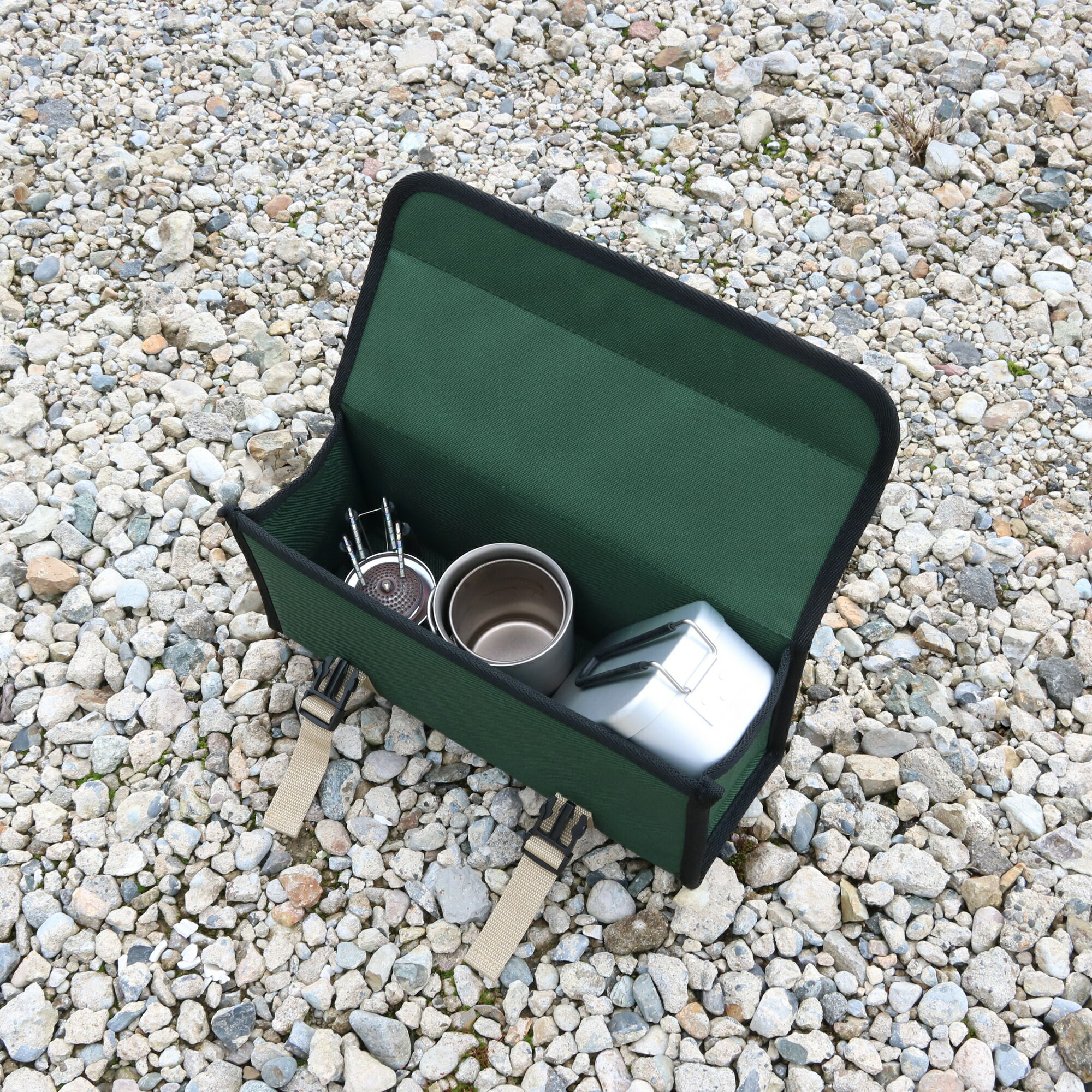 MULTICRAFT アウトドア バッグ 幅350×奥行110×高さ150mm 【 送料無料 あす楽 アウトドア キャンプ テント ペグケース 収納 持ち運び 便利 汎用ケース バッグ グリーン 】通販格安セール情報 楽天 通販