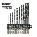 【LINE登録500円OFFクーポン】【メール便】 木工・樹脂用ドリル刃 セット 10本組 穴直径 2 / 2.5 / 3 / 3.5 / 4 / 4.5 / ...