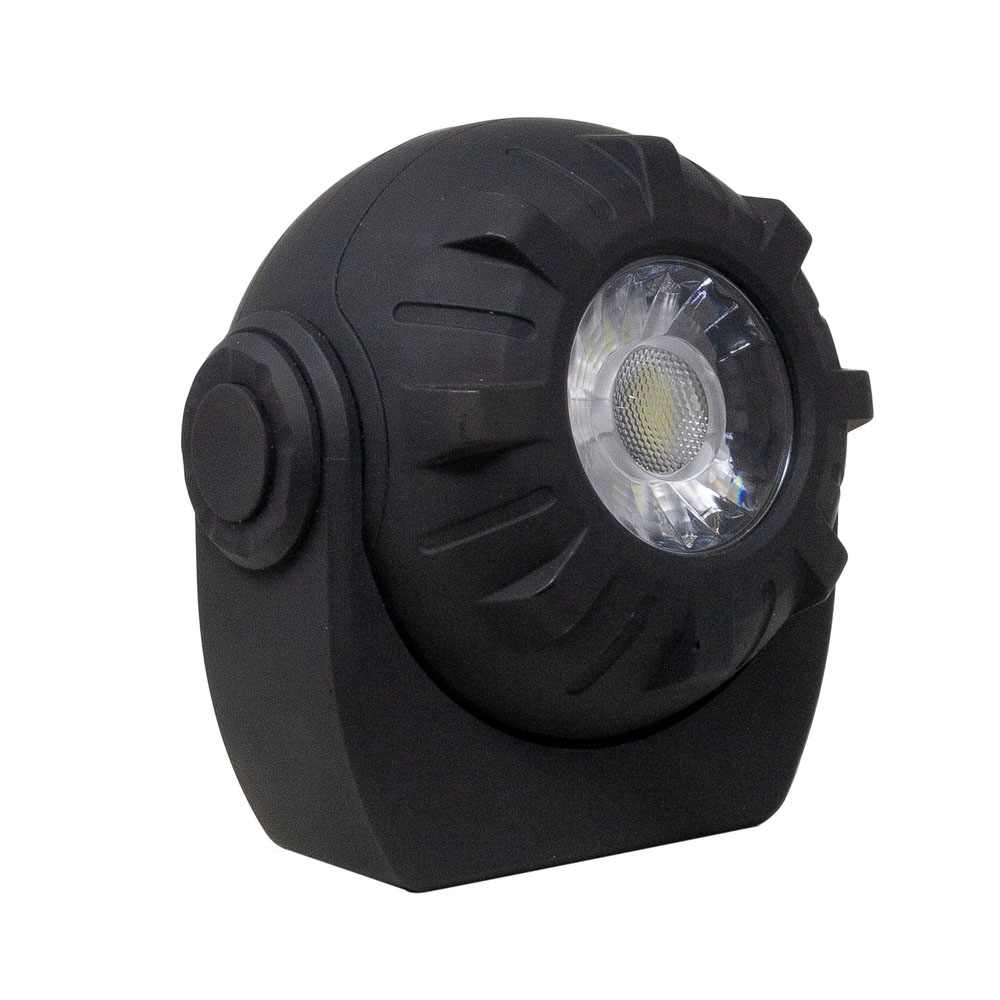 ムサシ RITEX 充電式 マルチ LED ライト 3W ボール型 COB-WL004 【 投光器 ワークライト 作業灯 アウト..