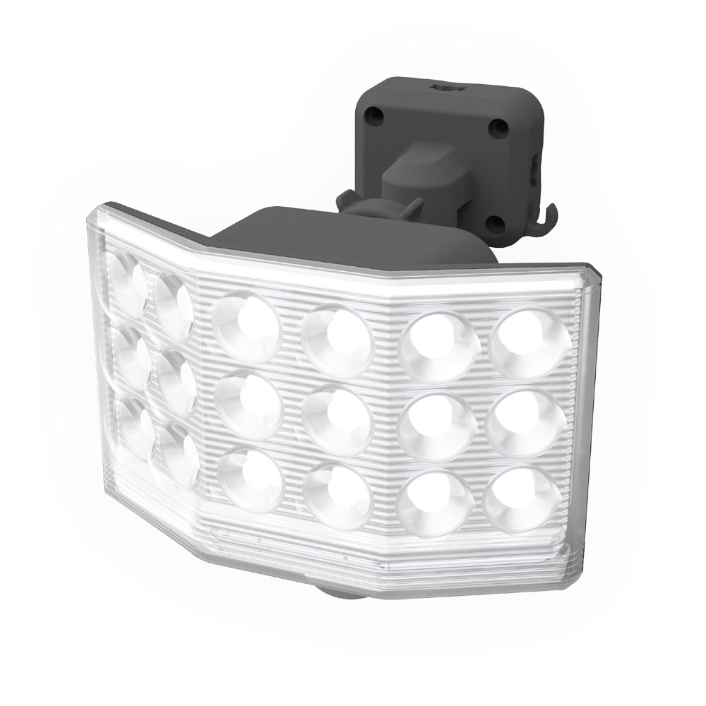 ムサシ RITEX 乾電池式 9Wワイド フリーアーム式 LED センサーライト LED-170 【 人感センサーライト 屋外 防犯ライト 防犯グッズ セキュリティ 照明 玄関 車庫 エクステリア ライテックス MUSASHI 】