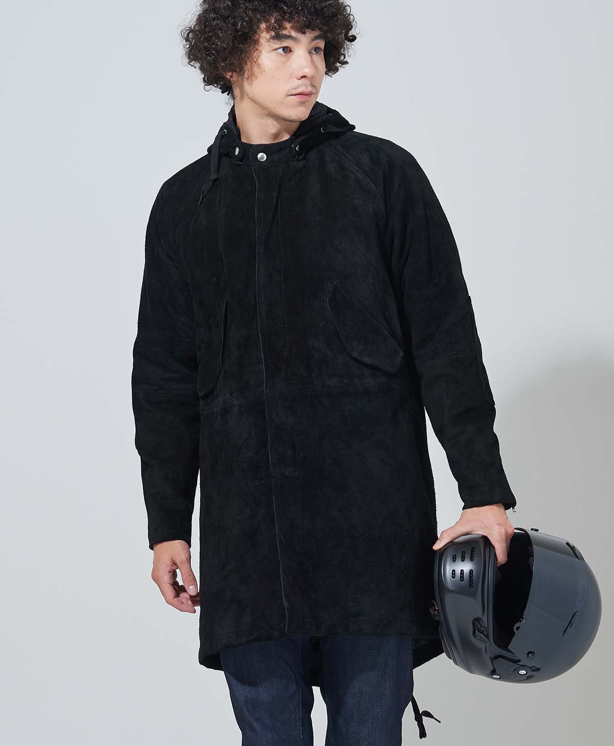 KADOYA RIDERS MODS PARKA / スウェード/ブラック カドヤ公式 楽天市場店