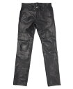 KADOYA LIGHT LEATHER PANTS / ブラック カドヤ公式 楽天市場店