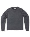 ELBOW PATCH KNIT / チャコールグレー 【カドヤ 公式】KADOYA ONLINE楽天市場店