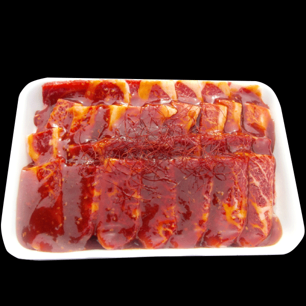 国産牛辛口XO醤カルビ焼肉用500g【バーベキュー】【BBQ】【かどや牧場】