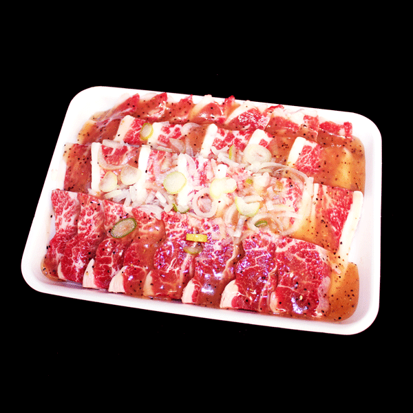 足柄牛塩ねぎカルビ焼肉用500g【バーベキュー】【BBQ】【かどや牧場】【かながわブランド】国産