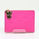 ルイヴィトン Louis Vuitton LV × TM ポルトフォイユ・リサ M14087 ピンク 村上隆 限定品 【中古】