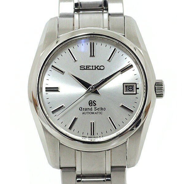 SEIKO セイコー メンズ腕時計 GS Grand Seiko グランドセイコー SBGR001 9S55-0010 シルバー 自動巻き OVH 仕上げ済 【中古】Aランク