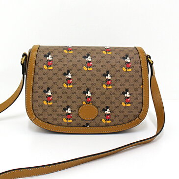 グッチ GUCCI DISNEY ディズニー x GUCCI ミッキー プリント ショルダーバッグ 602694 斜め掛け 未使用品