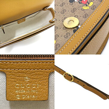 グッチ GUCCI DISNEY ディズニー x GUCCI ミッキー プリント ショルダーバッグ 602694 斜め掛け 未使用品
