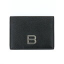 BALENCIAGA　バレンシアガ　カードケース　637370　ブラック　シルバー金具　未使用品