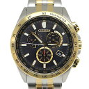 CITIZEN シチズン メンズ腕時計 ラジオコントロール エコドライブ ソーラー電波 CB5875-97E ブラック文字盤【中古】