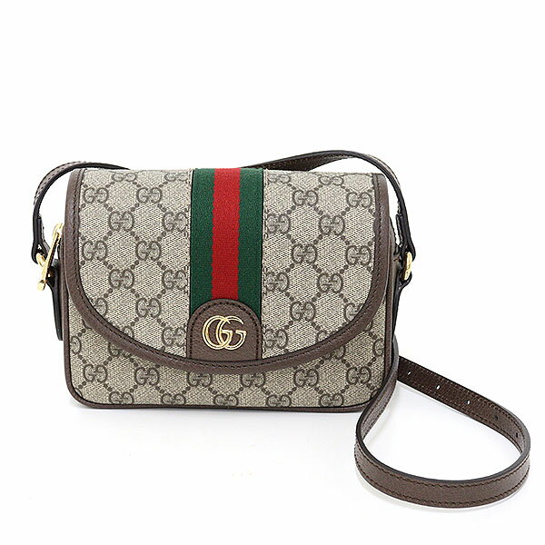 GUCCI グッチ オフィディア GG ミニ ショルダーバッグ ベージュ＆エボニー 772239 GGスプリーム 未使用品