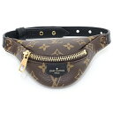 ルイヴィトン ルイ ヴィトン LOUIS VUITTON ブレスレット ブラスレ パーティー バムバッグ モノグラム コインケース M6562A ブラウン 未使用品