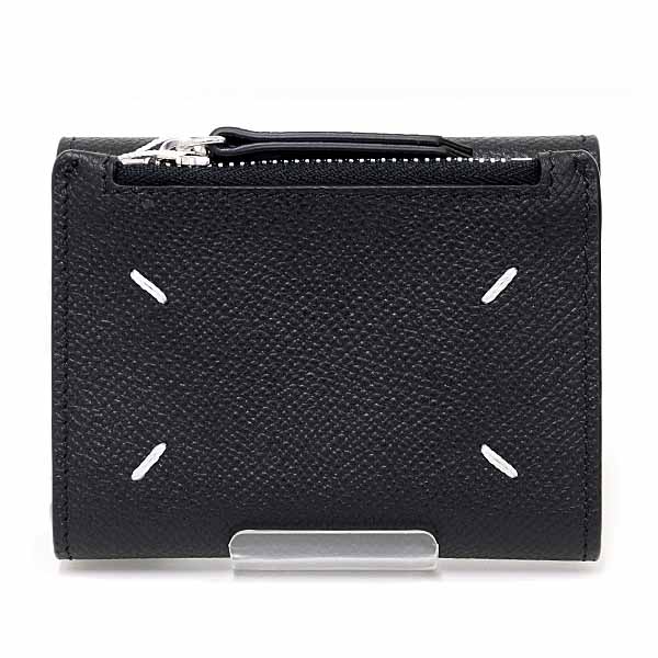 Rakuten - メゾン マルジェラ Maison Margiela 三つ折り財布 PHOTO TRIFOLD WALLET 牛革 SA2UI0018 P4745 T8013 ブラック 【中古】Sランク