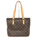 ルイ ヴィトン LOUIS VUITTON カバ・ピアノ トートバッグ モノグラム・キャンバス M51148 ブラウン【中古】Aランク