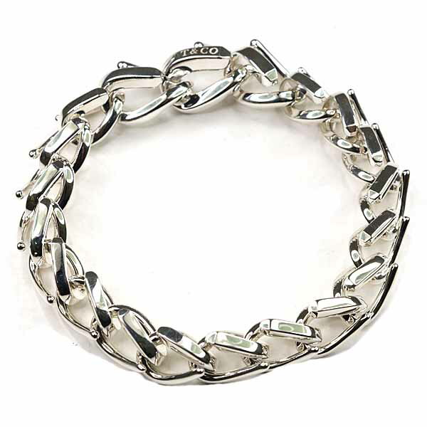 Rakuten - TIFFANY&Co. ティファニー フォージ ミディアム リンク ブレスレット 72548507 ハイポリッシュ スターリングシルバー Ag925 【中古】A