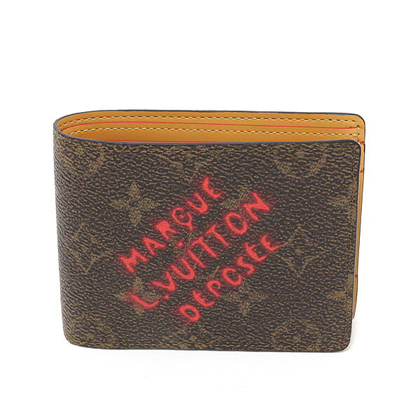 LOUIS VUITTON - ルイヴィトン ポルトフォイユ・ミュルティプル モノグラム・ダスト M11716 二つ折り財布 小銭入れなし 未使用品