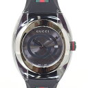GUCCI グッチ メンズ腕時計 シンク YA137116 インターロッキングG グレー文字盤 クォーツ【中古】(2)