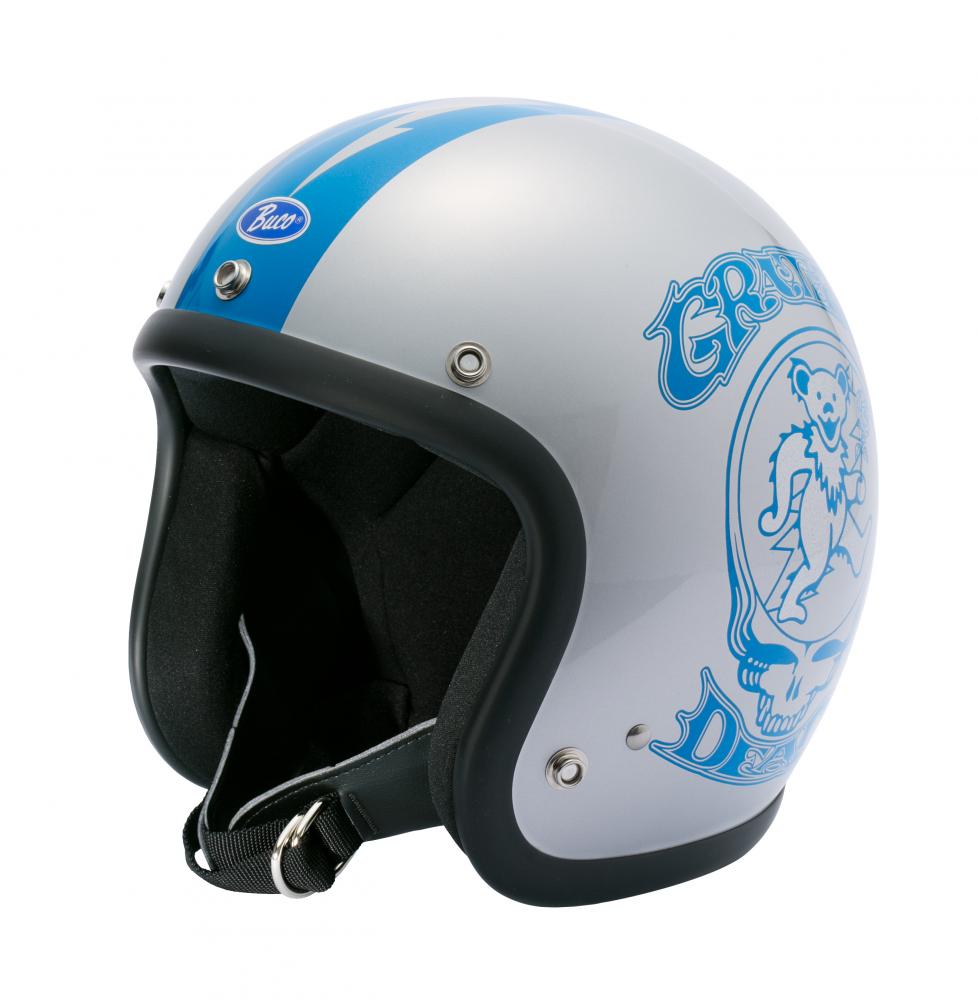 バイク ヘルメット BUCO ベビー エクストラ ブコ グレイトフルデット ダンシングベア 全2色 シルバー ブラック 4サイズ ビンテージ SG規格取得 レイト商会