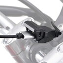 【あす楽】DAYTONA デイトナ バイク用 USB電源 5V/2.4A バイク USB 電源 スマホ 充電 充電器 防水 キャップ ACC ブレーキスイッチ接続 メインキー連動 USB-A 1ポート バイク用品 オートバイ 原付 スクーター 99502