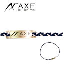 AXF アクセフ カラーバンド ショートタイプ ゴールドリフレクターネックレス（鉄紺） スポーツネックレス アスリート アクセサリー ギフト