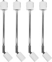 4個セット ロングタイプ E11 長アーム レールライト器具 ダクトレール用スポットライト器具 ダクトレール用器具 ライティングダクト LED対応 おしゃれ 照...