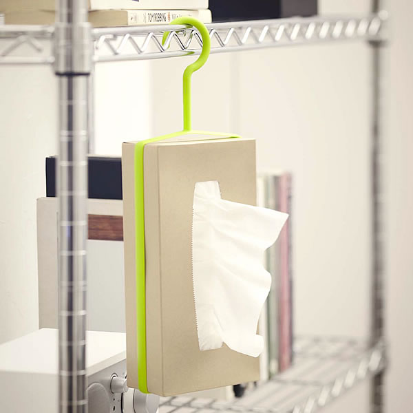 【メール便対応可】【JOYN】SILICON TISSUE HOOK シリコン ティッシュ フック ティッシュケース ティッシュボックス ホルダー 収納 フック 洗面所周り パウダールーム用品 楽天 224389 [2]