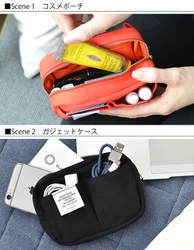 バッグインバッグ インナーキャリング XS キャンバス ポーチ DELFONICS デルフォニックス A7 帆布 無地 ポシェット 布 化粧ポーチ スマホ ポーチ ショルダー 小物入れ メンズ レディース 男女兼用 小さめ おしゃれ