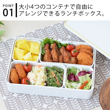 お弁当箱 irodori SHOKADO LUNCH BOX 重箱 ファミリー 1段 ピクニック アウトドア 運動会 正月 お節料理 ランチボックス シンプル 仕切り コンテナ 電子レンジ