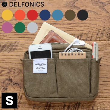 バッグインバッグ インナーキャリング S キャンバス ショルダー DELFONICS デルフォニックス A6 帆布 無地 ポシェット 布 化粧ポーチ スマホ ポーチ ショルダー 小物入れ メンズ レディース 男女兼用 ショルダーバッグ おしゃれ