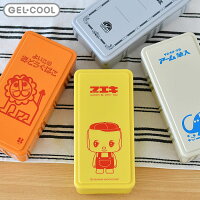 レトロ文具 GEL-COOL ジェルクール スクエア SG 500ml 弁当箱 1段 ランチボックス 保冷剤一体型 レンジ対応 食洗機対応 日本製 大人 女子 男子 キャラクター おしゃれ かわいい 保冷蓋 仕切り付き ベルト付き 学生 レトロ