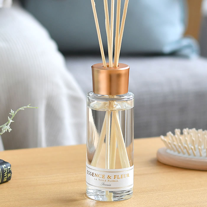 センスのいいアロマディフューザー LVF REED DIFFUSER 90 リードディフューザー ルームフレグランス アロマディフューザー ボトル スティック Le Voile Floral ル・ヴォワル・フローラル LVF リードディフューザー 90ml インテリア おしゃれ アロマ ギフト アートラボ