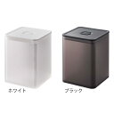 マグネット トング付き&バルブ付き密閉キャニスター タワー tower 保存容器 キャニスター 700ml 調味料入れ 薬味入れ 塩 砂糖 密閉容器 おしゃれ 磁石 ホワイト ブラック 5726 5727 タワーシリーズ yamazaki 山崎実業 2