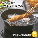 【2000円以上ほぼ送料無料♪】揚げ物 鍋 ヒロショウ プチオーバル 揚げ物鍋 揚げ鍋 コンパクト 両手 弁当 収納 串揚げ 天ぷら 注ぎ口 少量 1人 1～2人 鉄 楕円 オーバル ミニ IH ガス 軽量 軽い シリコーン焼付塗装