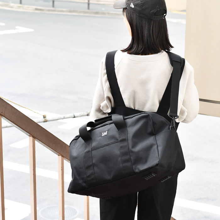 【レビュー特典付】 当店オリジナル！ Lee ボストンバッグ original 旅行バッグ 軽量 レディース 2way メンズ LEE 大容量 一泊二日 修学旅行 おしゃれ トラベルバッグ かわいい リー 林間学習 学生 2泊3日 kaedesou-10015512 楓奏(ナチュラル雑貨かえでそう) サンプル画像3