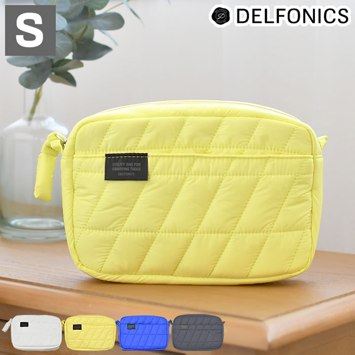 バックインバック 軽量 DELFONICS デルフォニックス クロッシュ インナーキャリングS ポーチ 大きめ バックインバック ファスナー付き 小物入れ 軽い 中綿入り マット キルティング