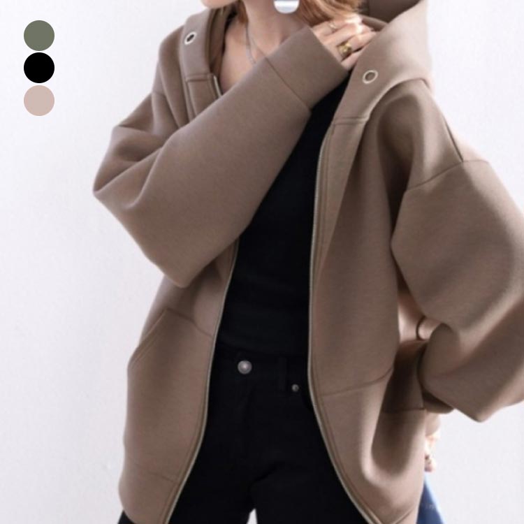 ジャケット マウンテンパーカー マウンテンパーカー 厚手 フリーサイズ ブルゾン レディース フーディー パーカー フード ジャンパー 春 秋 冬 レディース 小顔 2way ドルマン