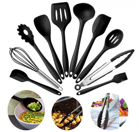 送料無料 キッチンツール セット 調理器具ツール 10点セット クッキングツール 耐熱 食品級シリコン 調..