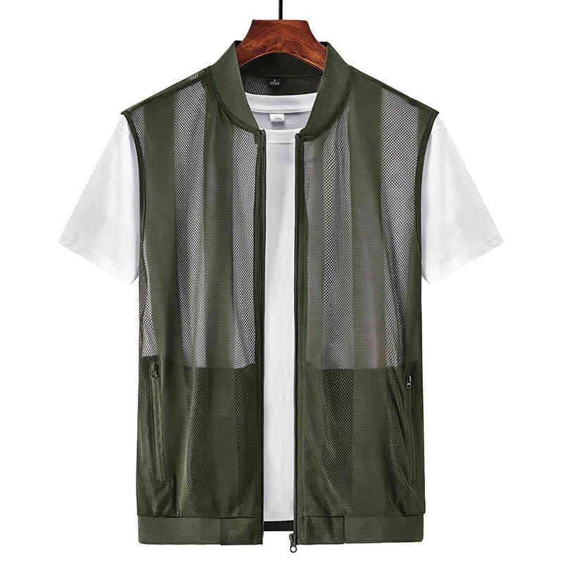送料無料 メッシュベスト メンズ 通気性 作業服 ワークマン ベスト 軽量 薄手 カメラマン 登山 農業 撮..