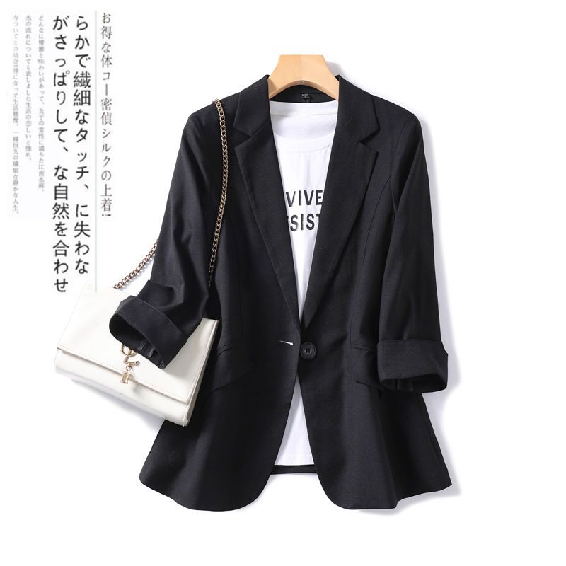 サマージャケット レディース テーラードジャケット スーツ 七分袖 大きいサイズ 夏 薄手 アウター 通..