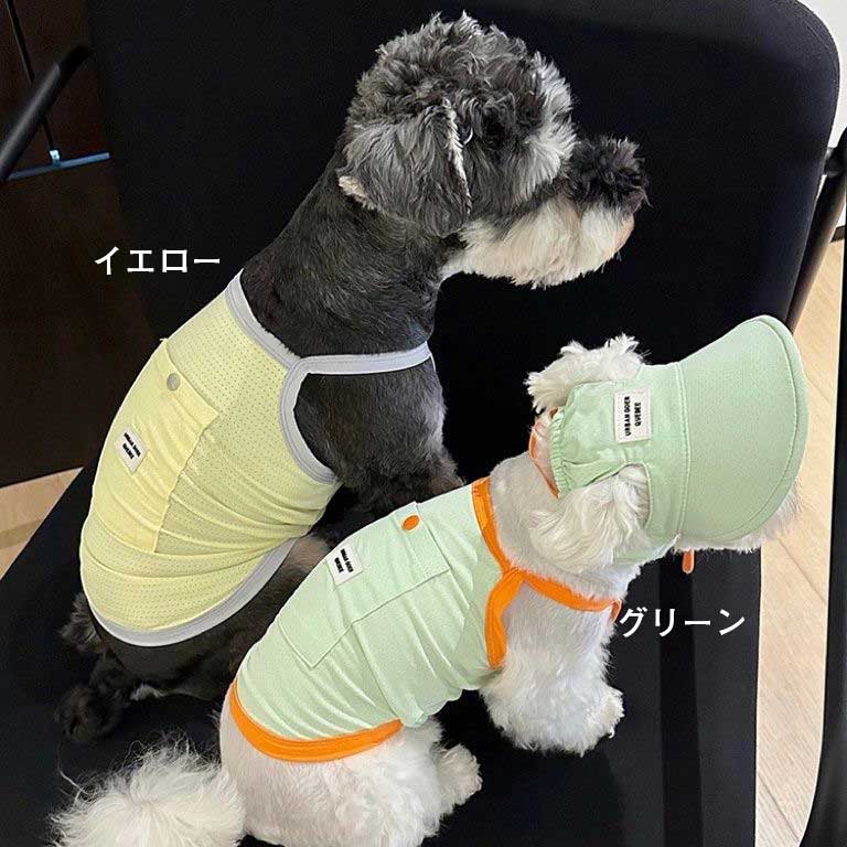 犬 小型犬 中型犬 犬用 タンクトップ 犬服 ウェア ドッグウエア 犬の服 接触冷感 ...