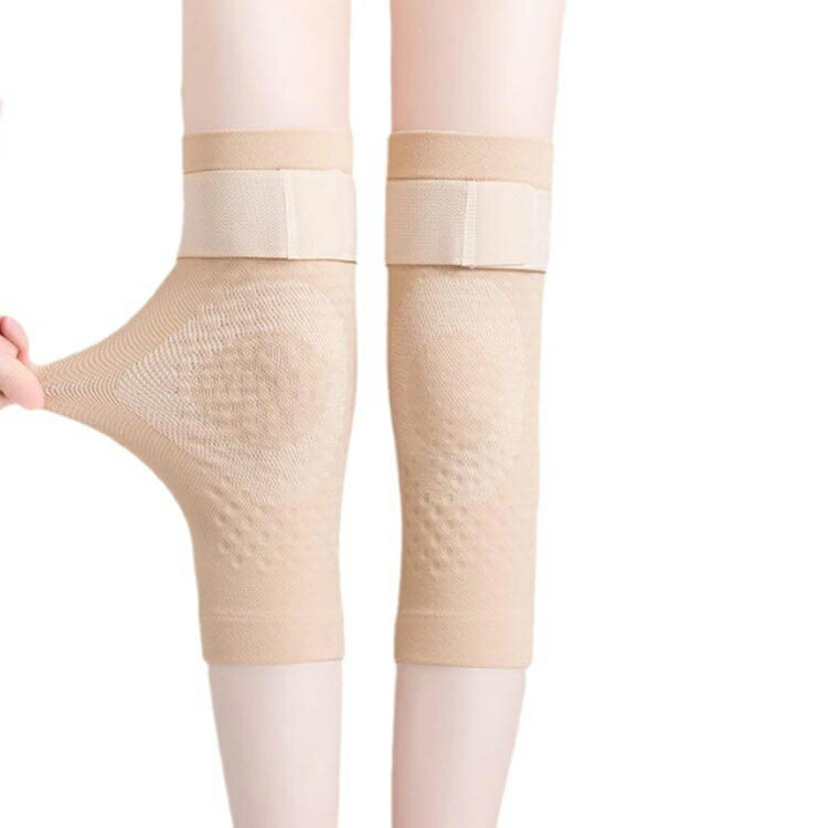 発熱 レッグウォーマー マジックテープ 薄手 6枚入り 調節可能 落ちない 滑り止め 膝サポーター 夏用 膝当て 膝 サポーター レディース メンズ ひざサポーター 高齢者 膝あて 膝当て 薄手 春 夏 通気性 S M L XL 3