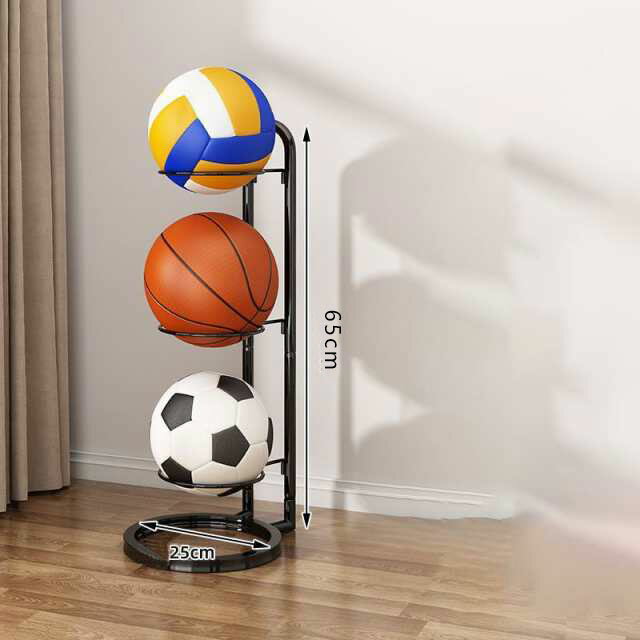 ボールラック ボールスタンド 玄関 高さ74cm サッカーボール バスケットボール ボールタワー ボールカ..