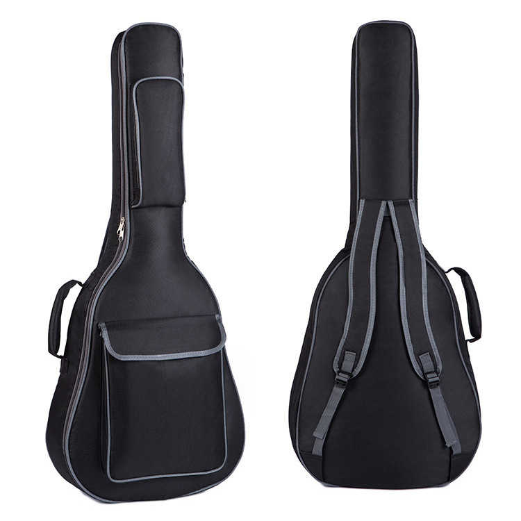 ギターケース 防水 ギターバッグ クラシック アコギ エレキ シンプル 男女兼用 リュック型 手提げ 楽器 アクセサリー ポケット付き アコースティック