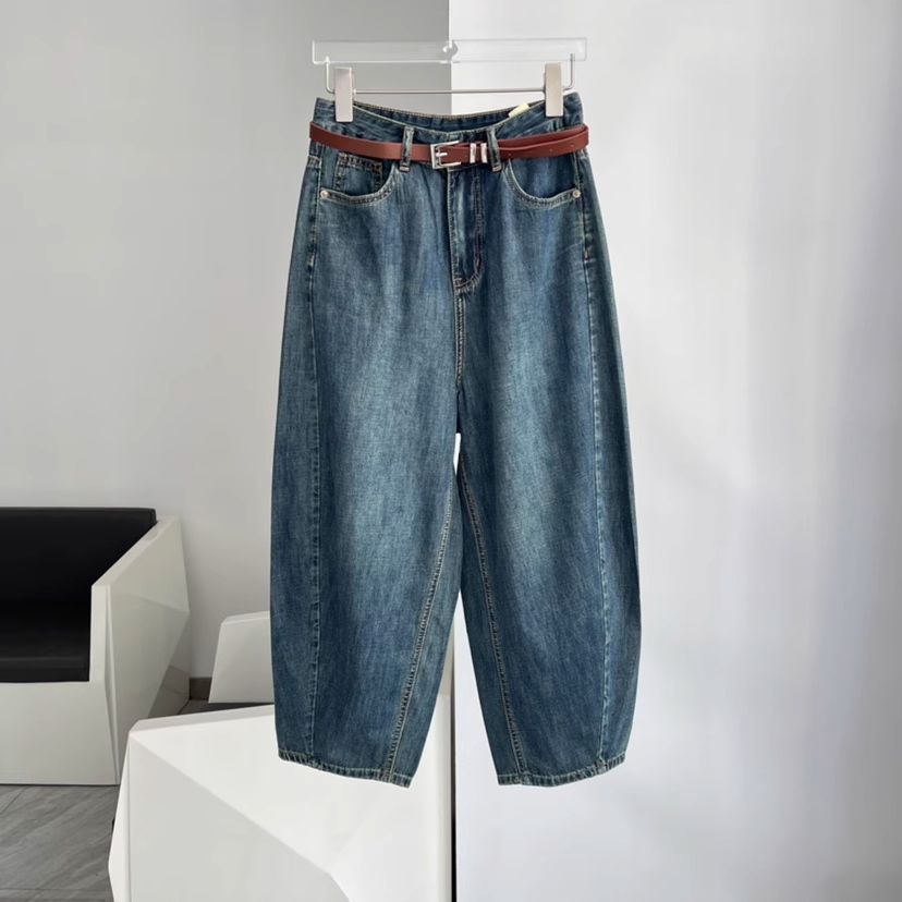 デニムパンツ レディース 大きいサイズ サルエル ワイドパンツ サルエルパンツ ジーンズ デニム パンツ..