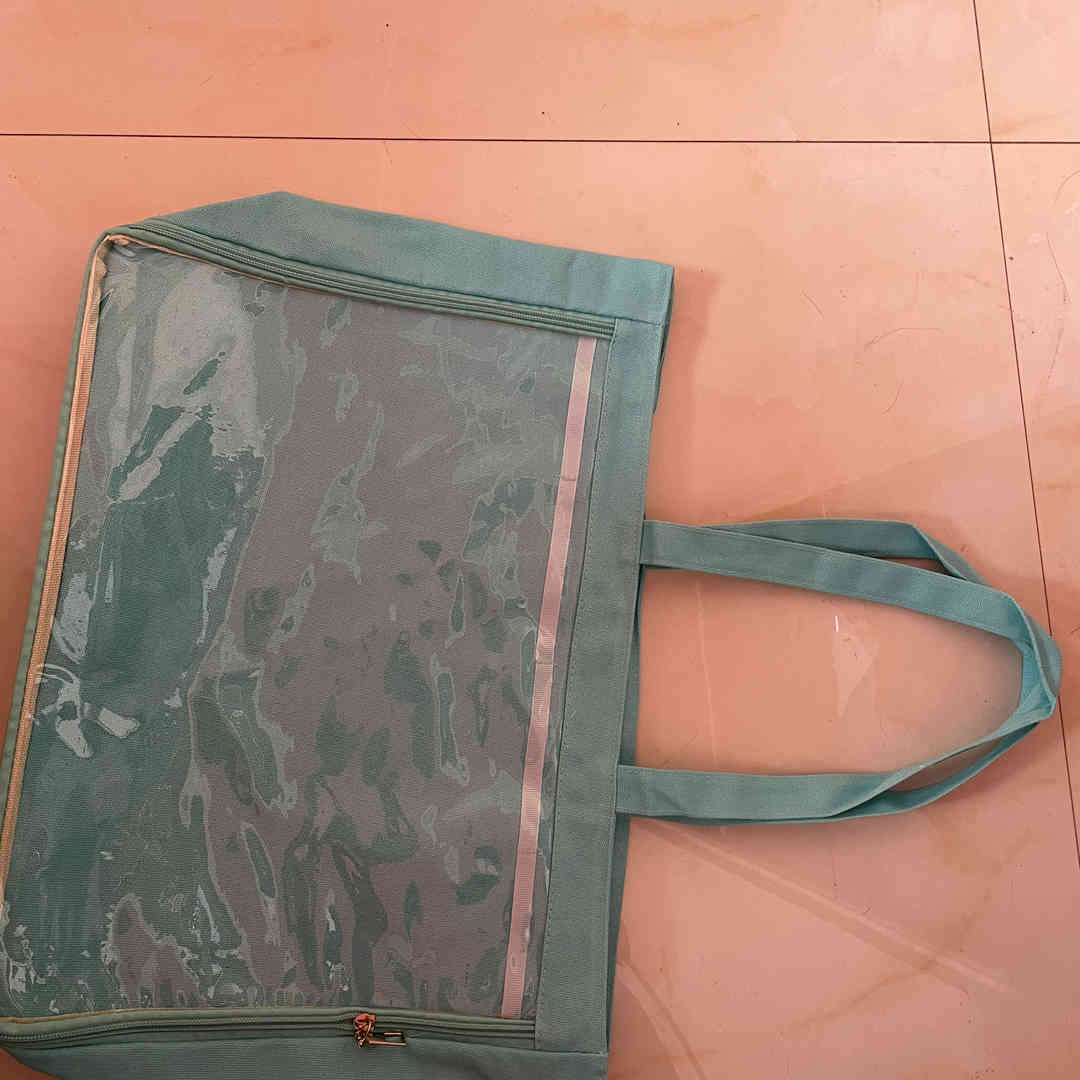 痛バッグ ショルダーバッグ トートバッグ クリアバッグ 透明 ビニール 透明ポケット ビニール キャンバ..