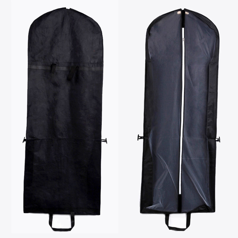 ドレス収納カバー 収納バッグ ドレスカバー 衣装カバー 150cm 180cm 収納袋 不織布...