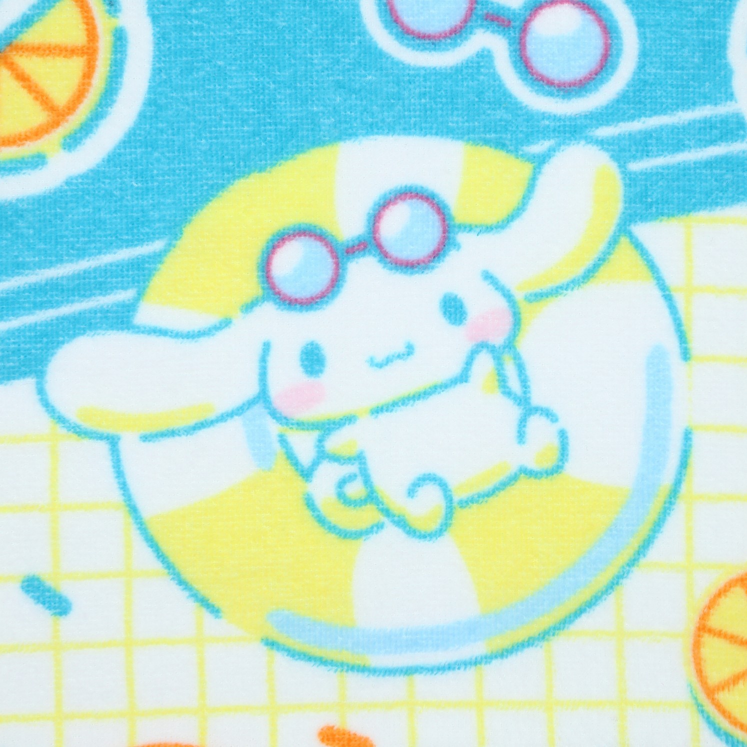 シナモロール　フェイスタオル　サンリオ　約34×75cm
