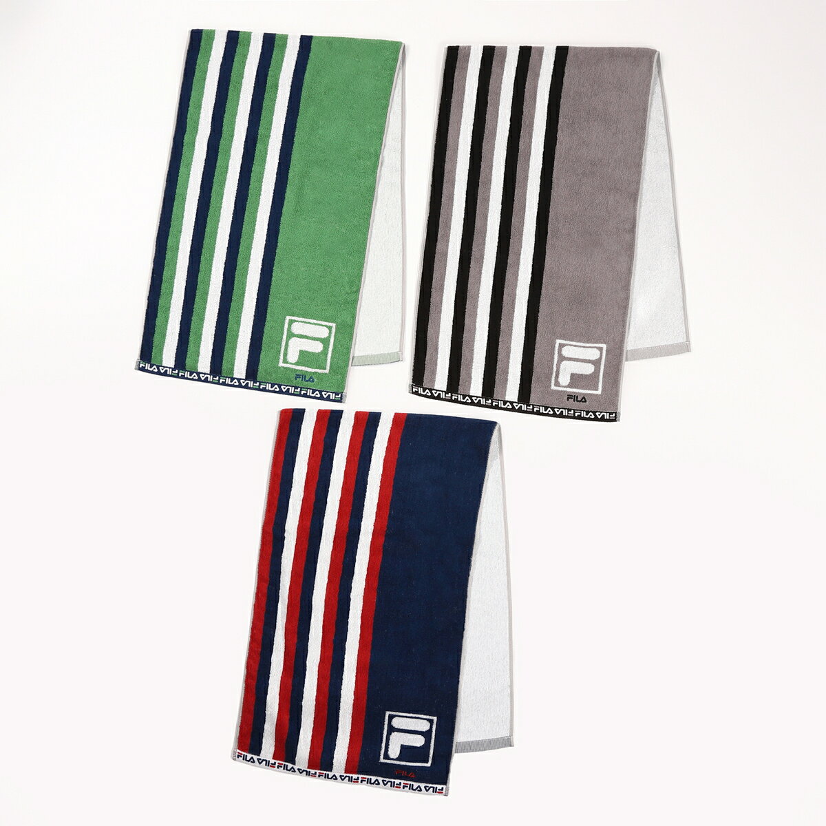 【送料無料】フィラ（FILA）スポーツタオル【スクラム】　約34×110cm　人気スポーツブランド kaeruhiroba-10000389 かえる広場 サンプル画像2